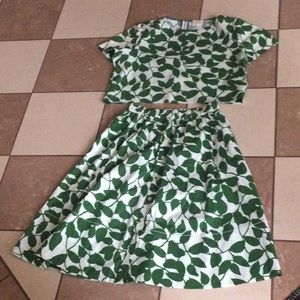 Kate Spade two piece cotton outfit